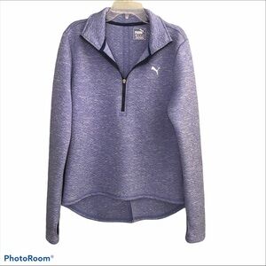 Puma 1/4 zip jacket size medium